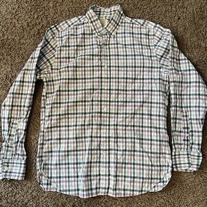 J. Crew Men's Multicolor Plaid Button Down Shirt